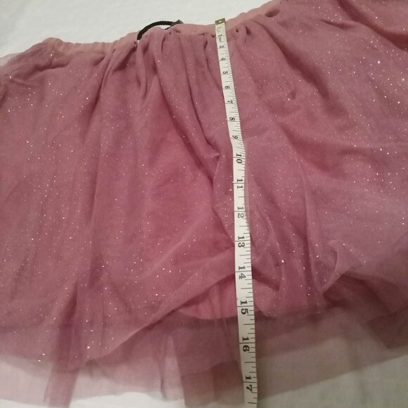 Cute hand made old-pink tutu skirt with layers of iridescent tulle - Picture 6 of 7